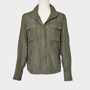 GAP Women's Army Green Rain Coat Utility Jacket Size S